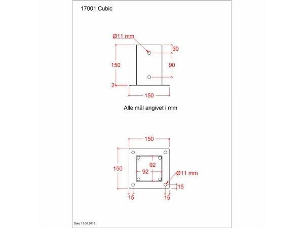 Plus Cubic stolpefod