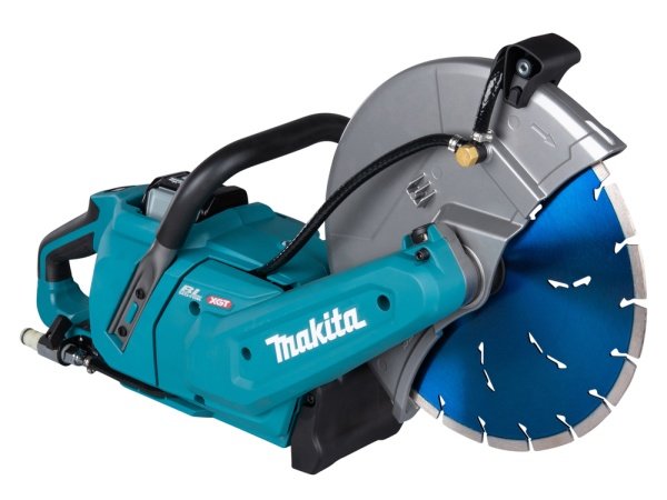 Makita kapsav 40V XGT Makita kapsav 40V XGTCE004GZ u/akku & lader. Billedet viser produktet fra en skrå vinkel.