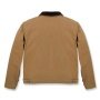Carhartt Detroit jakke dame 106208BRN. billedet viser produktet bagfra.