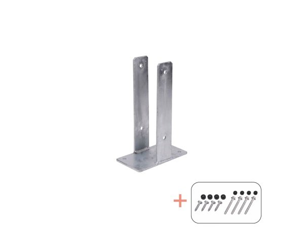 Plus u-stolpefod til fundament