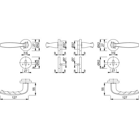 Hoppe New York dørgreb