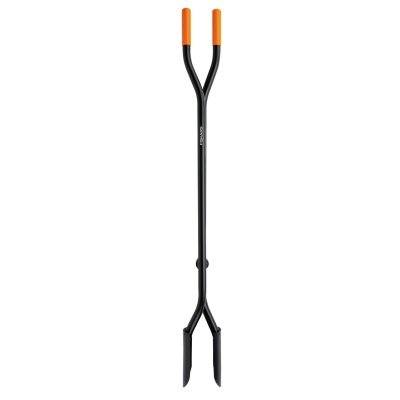 Fiskars Classic pæle stikspade 10 x 151,6 x 16 cm. Billedet viser produktet forfra.
