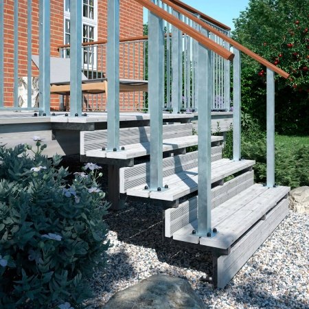 Plus terrassetrappe 4 trin
