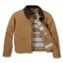 Carhartt Detroit jakke dame 106208BRN. Billedet viser produktets inderfor.
