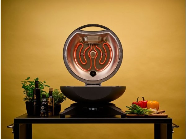 Morsø El Medio bordgrill Morsø El Medio bordgrill. El. Billedet viser produkt lukket med hvid baggrund.