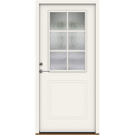 Swedoor facadedør P-400 hvid Swedoor facadedør P-400 hvid