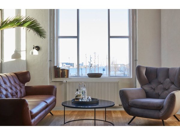 Timberman Slotsplank Eg Accent 13x190x1820 mm natur. Billedet viser produktet med hvid baggrund.