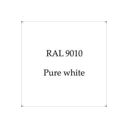 CT hjørneliste hvidmalet