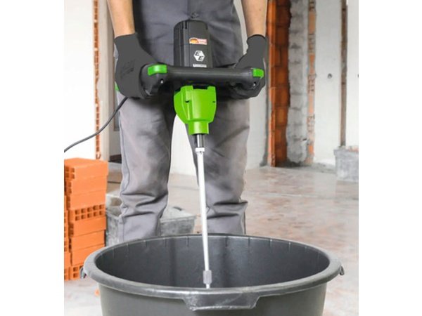 Eibenstock røreværk 1300W Eibenstock røreværk 1300W MXT 1300 incl. MG-140 stav. Billedet viser produktet med MG-140 blanderstav.