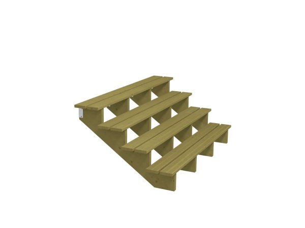 Plus terrassetrappe 4 trin