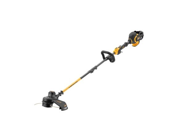 Dewalt græstrimmer DCM5713N XR 54V Dewalt græstrimmer DCM5713N XR 54V. Billedet viser produktet fra en skrå vinkel.