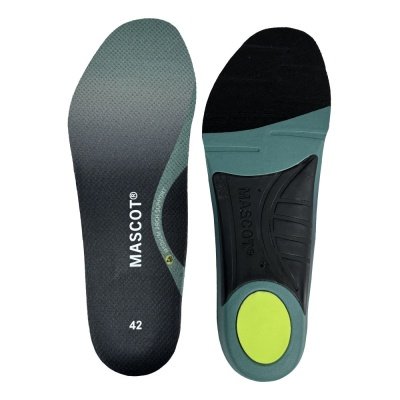 Mascot indlægssåler FT101 Mascot indlægssåler FT101 medium svangstøtte, sort/grøn