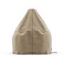 Gozney Dome Gen 2.0 betræk i beige. Billedet viser produktet bagfra.