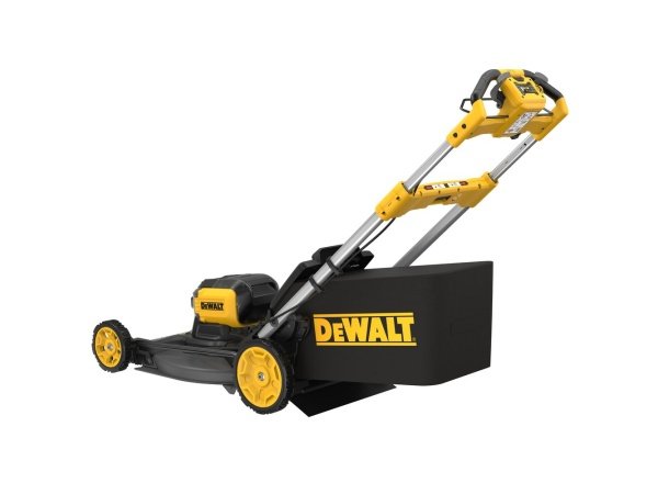 Dewalt DCMWSP660N-XJ plæneklipper Dewalt DCMWSP660N-XJ plæneklipper. Billedet viser produktet fra en skrå vinkel.