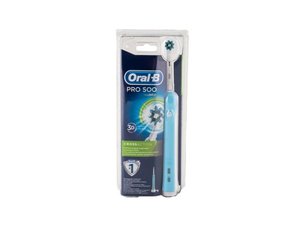 Oral-B Pro 500 eltandbørste. Produkt vises