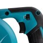 Makita LXT DUB186 løvblæser. Billedet viser produktets håndtag.