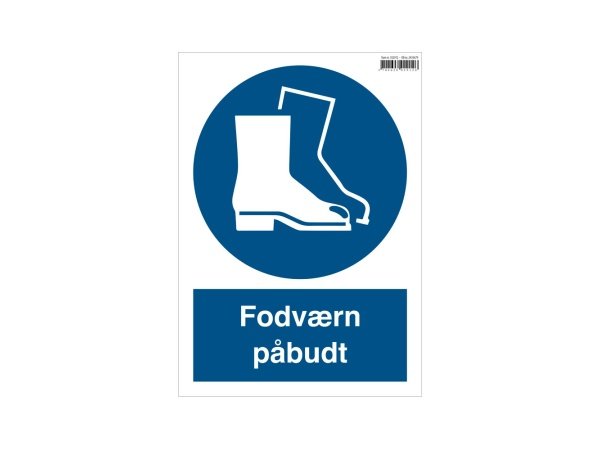 Sydvesta påbudsskilt