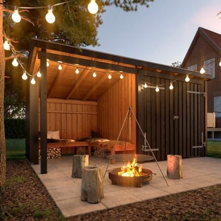 Plus Nordic Bålhytte/Havehus 9