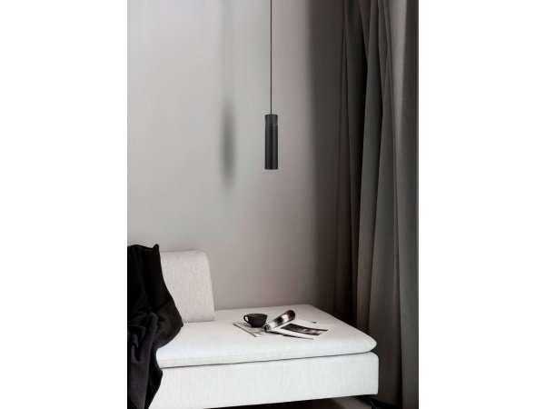 Nordlux Tilo Pendel sort. Billedet viser produktet med hvid baggrund.