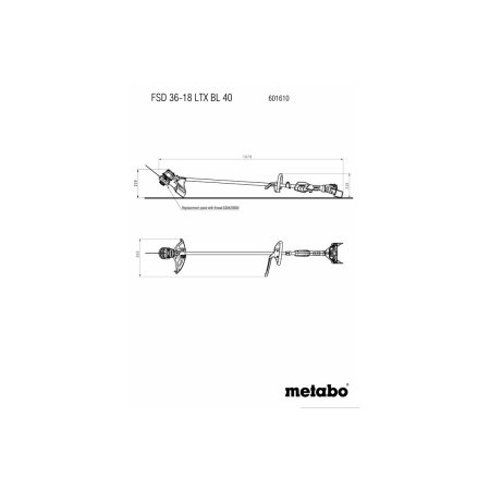 Metabo akku buskrydder