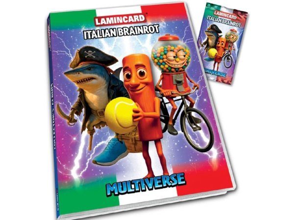 Brainrot Album incl. 1 foilpack Wave 2 – samleralbum og startpakke 10-4.dk Brainrot Album incl. 1 foilpack Wave 2 – samleralbum med plads til 162 kort og inkluderet foilpack