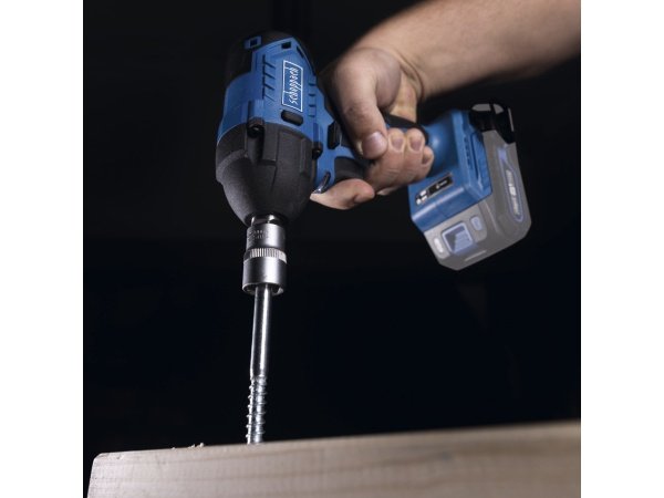 Scheppach slagnøgle BC-IW350-X, 20V, solo. Billedet viser produktet med hvid baggrund.