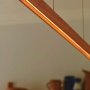 Nordlux Ilgas pendel i natur, indendørs lampe. Miljøbilledet viser produktets lys.