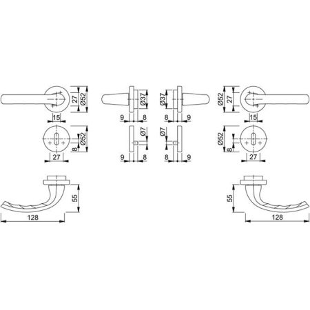 Hoppe dørgreb tokyo F9714M
