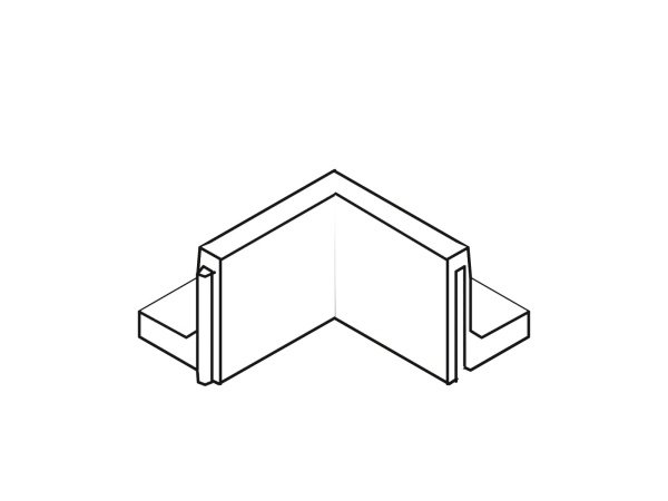 IBF Parkline Støttemur 40 40 x 80 x 45