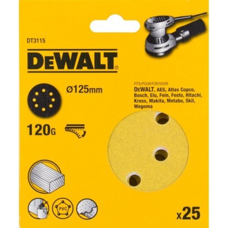 Dewalt slibeskive K120