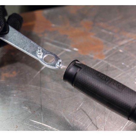 Scheppach vinkelsliber BC-AG125-X, 20V Solo, 125mm. Billedet viser produktet med hvid baggrund.