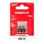 Milwaukee SHOCKWAVE™ IMPACT DUTY™ slagbits. Produktet set i emballage med 3 stk.