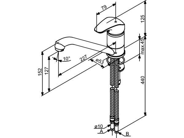 Damixa space køkkenarmatur