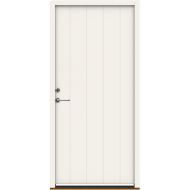 Swedoor facadedør P-100 hvid Swedoor facadedør P-100 hvid