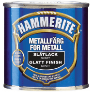 Hammerite glat sort 250 ml Hammerite glat sort 250 ml
