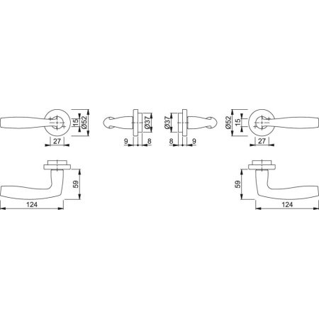 Hoppe Vitoria dørgreb