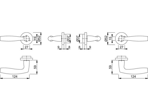 Hoppe Vitoria dørgreb