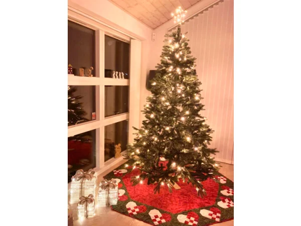 Nordic winter juletræ, produkt set forfra