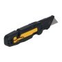 Dewalt foldekniv fast trapezblad DWHT10992-0. Billedet viser produkt bagfra.