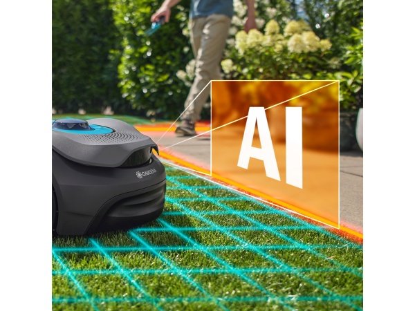 Gardena robotplæneklipper, produkt set forfra