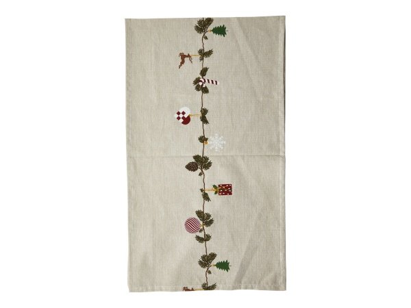 Dacore juleløber 30x180 cm, bomuld m/print