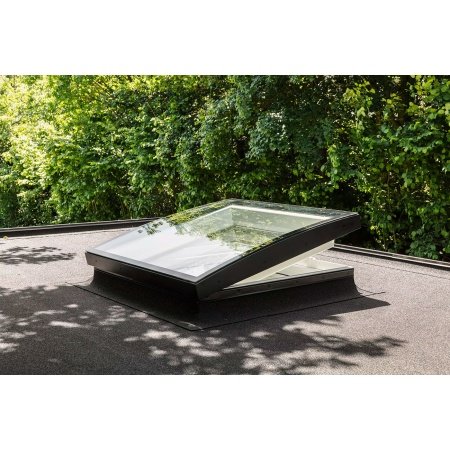 Velux fladtagsvindue buet glas