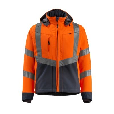 Orange/mørk marine