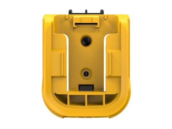 Dewalt Tough System 2.0 DXL batteriholder. Billedet viser produktet skråt fra siden.