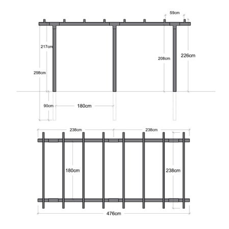 Plus Pergola Dobbelt