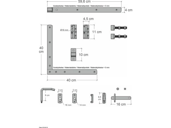 Plus lågebeslag 2404-1