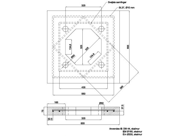 Schiedel DM 44 konsol