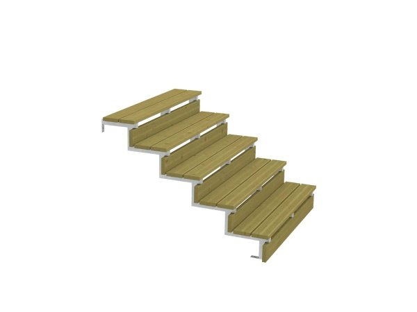 Plus terrassetrappe 5 trin