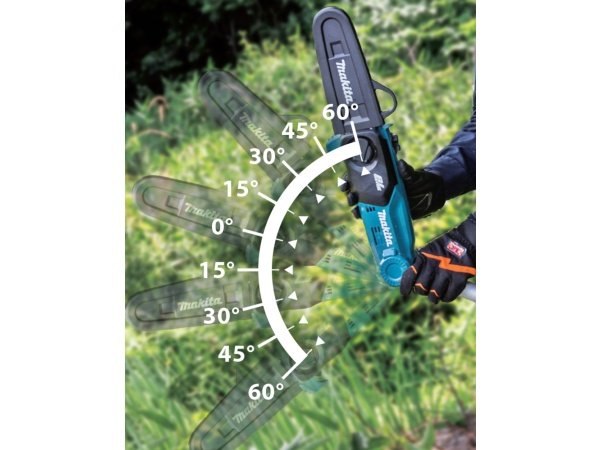 Makita stangsav DUA200Z 18V SOLO, 200 mm. Billedet viser hele produktet med hvid baggrund.