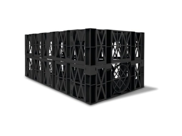 Wavin regnvandskassette sort